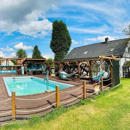 Apartment The Old Barn Luksusowa Stodola Z Calorocznym Jacuzzi Kominkiem I Widokiem Na Wzgorza I Dla 8-10 Osob Na Dolnym Slasku Min 2 Noce