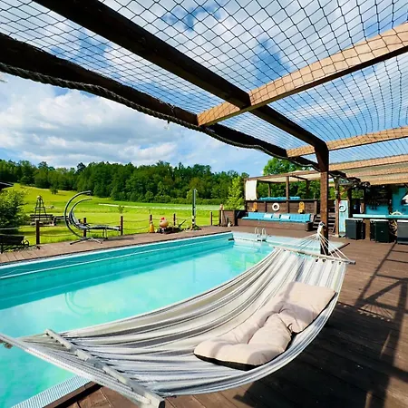 Apartment The Old Barn Luksusowa Stodola Z Calorocznym Jacuzzi Kominkiem I Widokiem Na Wzgorza I Dla 8-10 Osob Na Dolnym Slasku Min 2 Noce *
