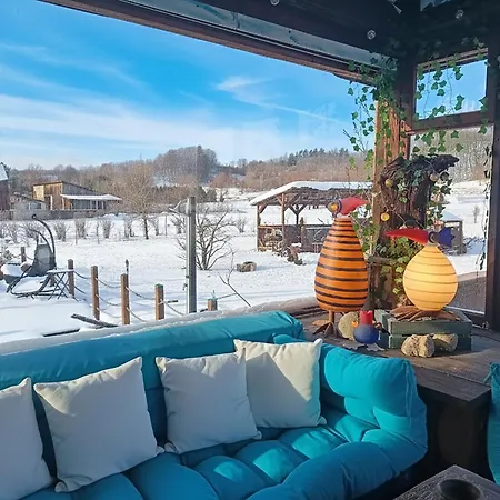 Apartment The Old Barn Luksusowa Stodola Z Calorocznym Jacuzzi Kominkiem I Widokiem Na Wzgorza I Las Dla 8-10 Osob Na Dolnym Slasku Min 2 Noce