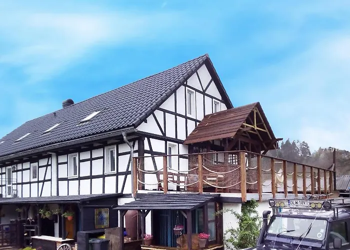 아파트 The Old Barn Luksusowa Stodola Z Calorocznym Jacuzzi Kominkiem I Widokiem Na Wzgorza I Las Dla 8-10 Osob Na Dolnym Slasku Min 2 Noce *