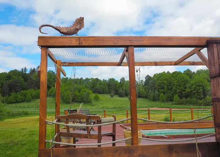 아파트 The Old Barn Luksusowa Stodola Z Calorocznym Jacuzzi Kominkiem I Widokiem Na Wzgorza I Las Dla 8-10 Osob Na Dolnym Slasku Min 2 Noce