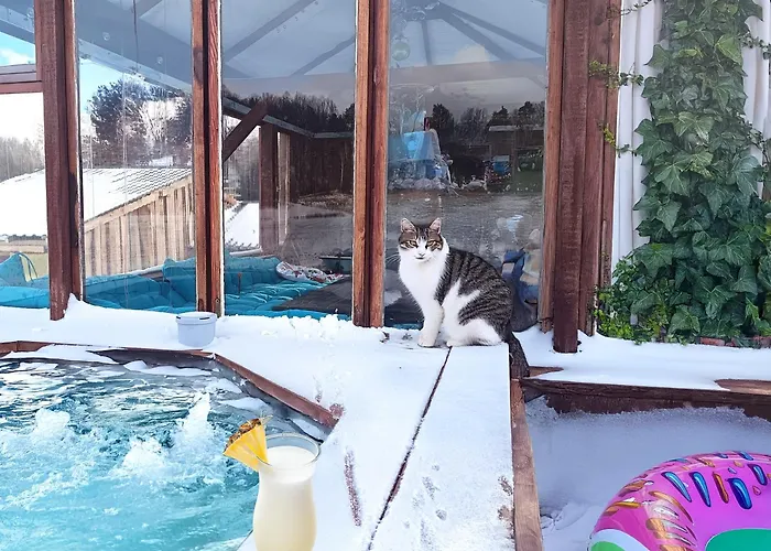 The Old Barn Luksusowa Stodola Z Calorocznym Jacuzzi Kominkiem I Widokiem Na Wzgorza I Las Dla 8-10 Osob Na Dolnym Slasku Min 2 Noce Apartment *