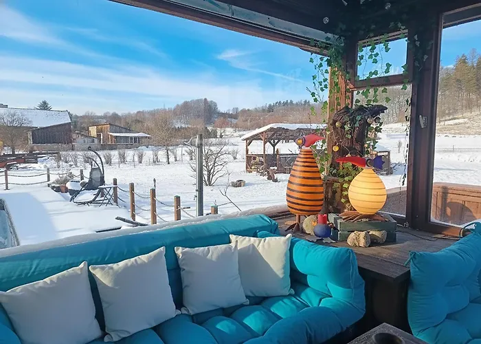 Apartment The Old Barn Luksusowa Stodola Z Calorocznym Jacuzzi Kominkiem I Widokiem Na Wzgorza I Las Dla 8-10 Osob Na Dolnym Slasku Min 2 Noce