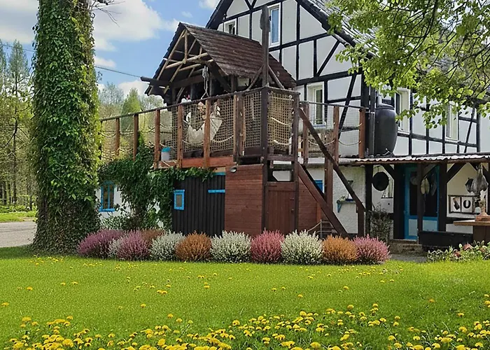 The Old Barn Luksusowa Stodola Z Calorocznym Jacuzzi Kominkiem I Widokiem Na Wzgorza I Las Dla 8-10 Osob Na Dolnym Slasku Min 2 Noce Ploczki Gorne